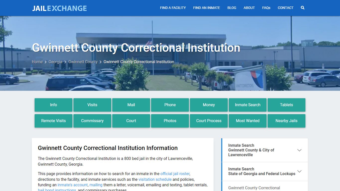 Gwinnett County Correctional Institution - Jail Exchange